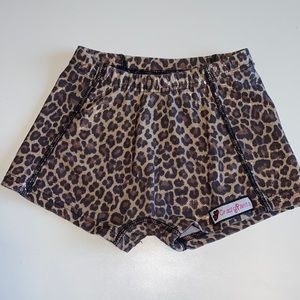 Girls size Small shimmer leopard Crazy Pants
